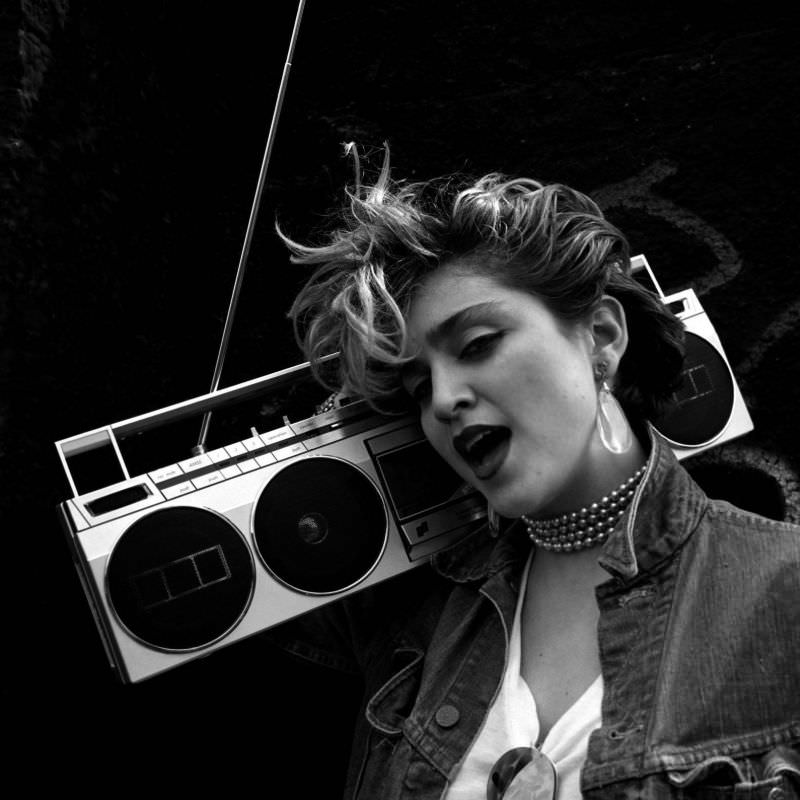 Madonna's Street Style Fashion Photos From 1982 by Richard Corman