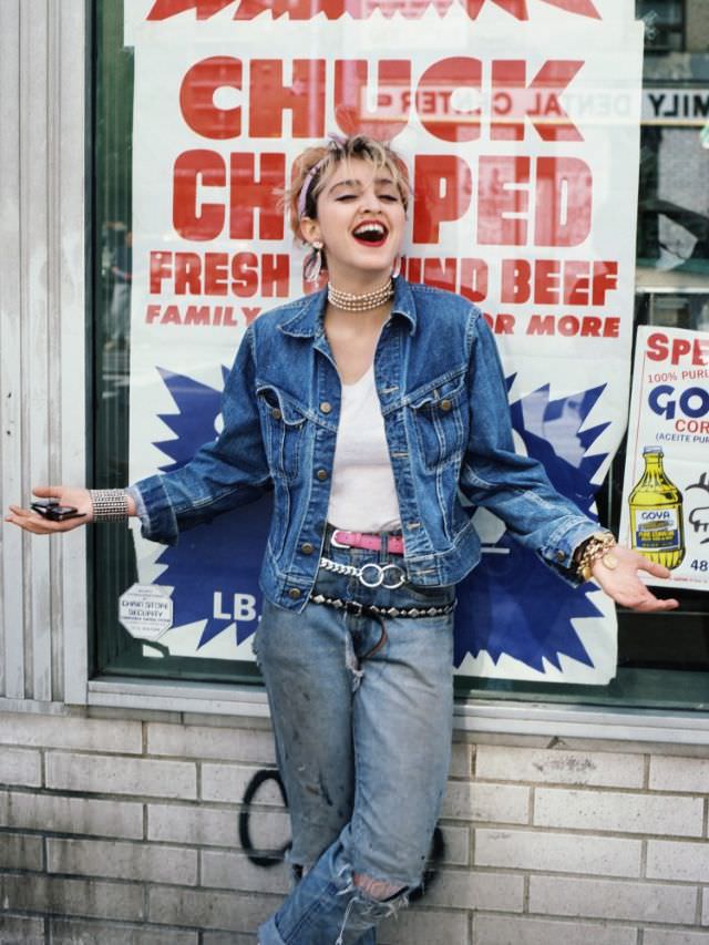 Madonna's Street Style Fashion Photos From 1982 by Richard Corman
