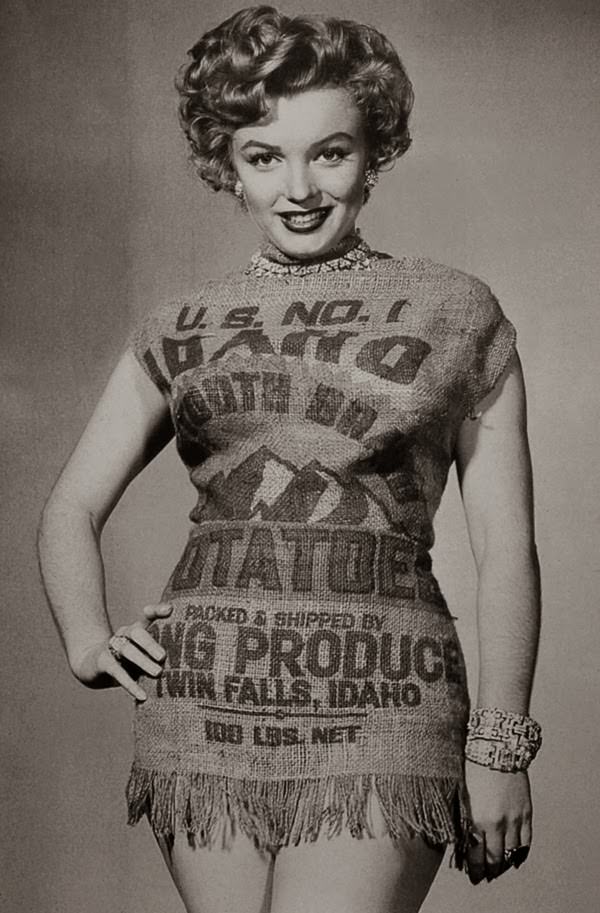 Marilyn Monroe In Potato Sack Dress In 1951 Proves That She Looked Beautiful In Anything