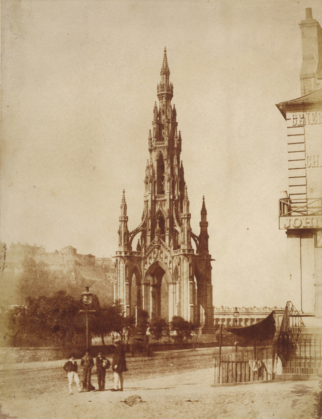 The Scott Monument, Edinburgh, 1845