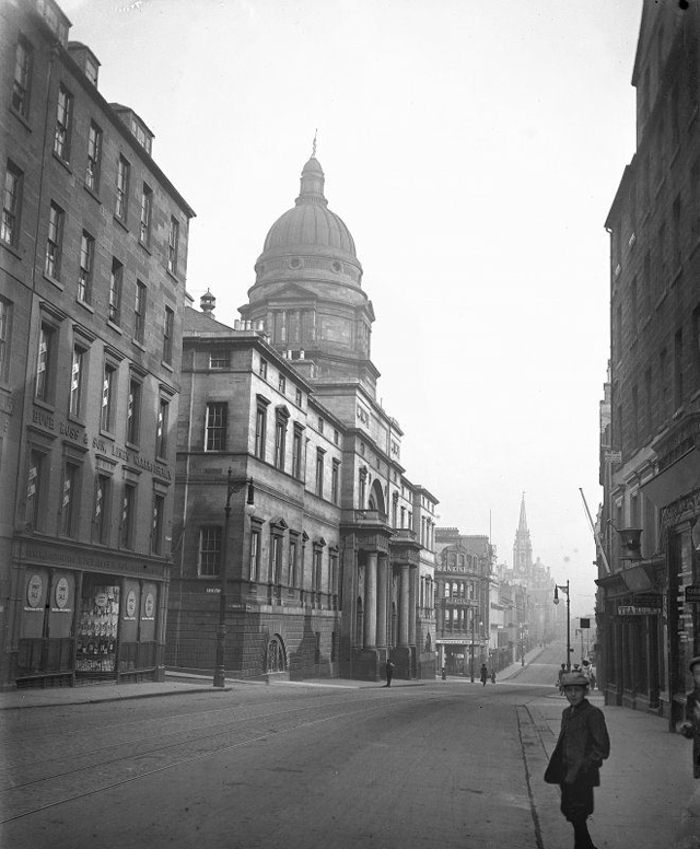 Old College and South Bridge in Edinburgh, 1900s