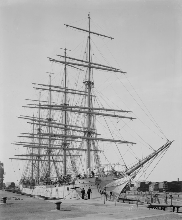København at Henry Robb’s shipbuilding yard, Leith, 1921