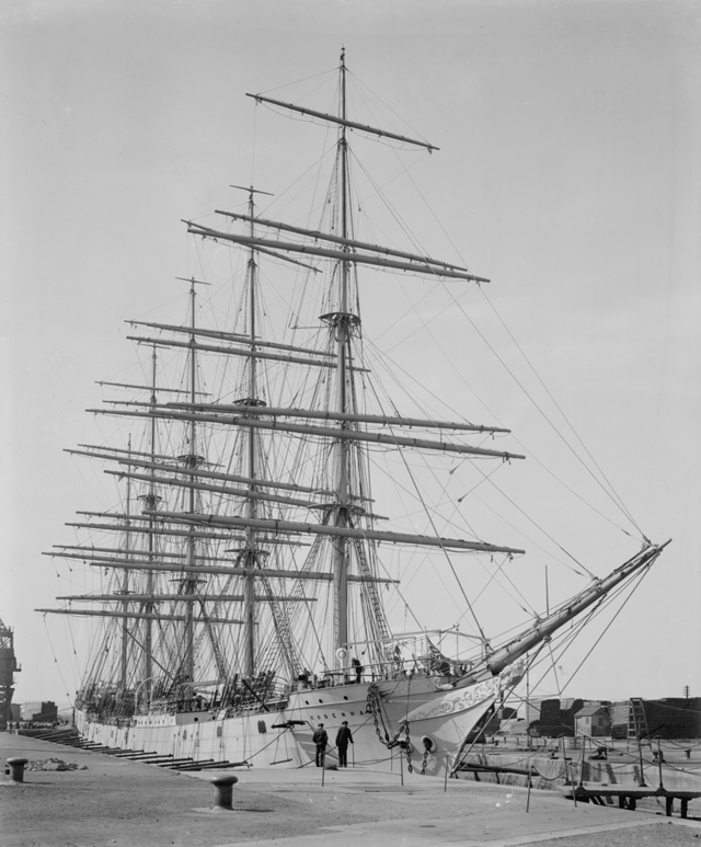 København at Henry Robb’s shipbuilding yard, Leith, 1921