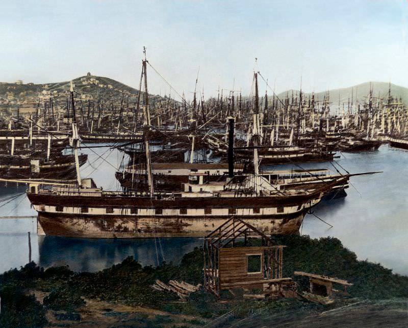San Francisco Waterfront, 1850