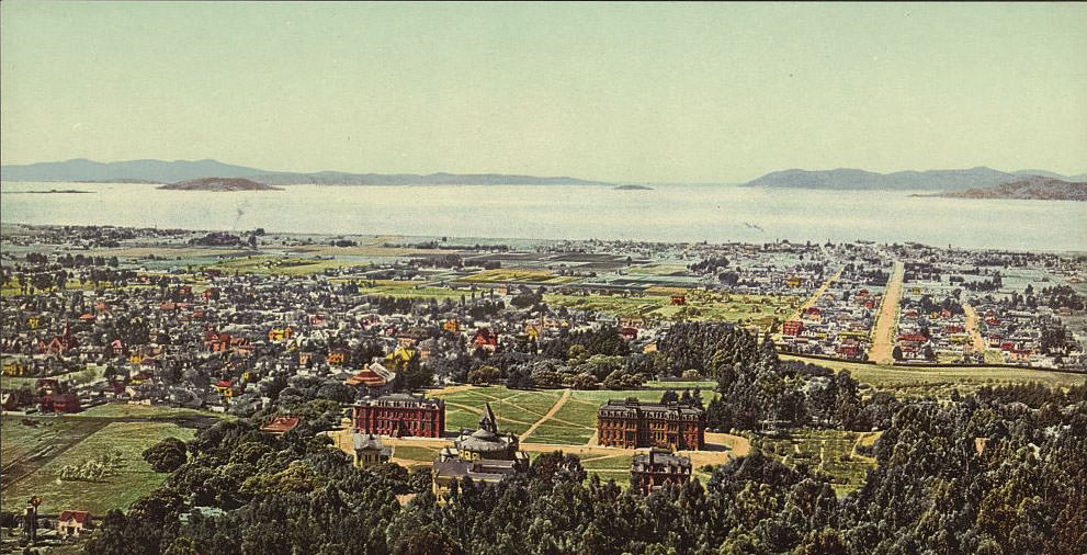 Golden Gate from Berkeley Heights, 1890