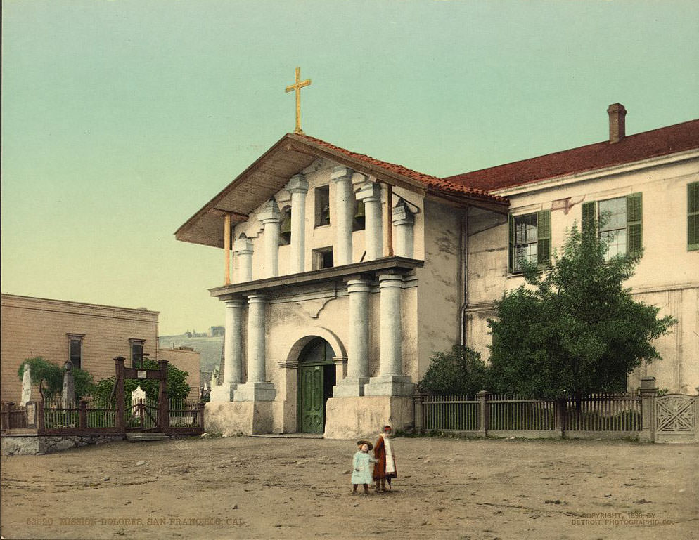 Mission Dolores, 1890
