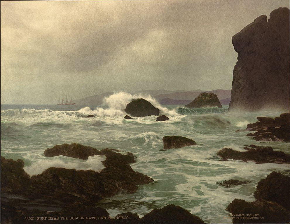 Surf near the Golden Gate, 1890