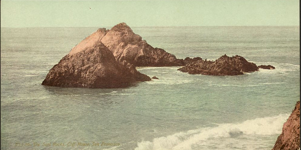 The Seal Rocks, Cliff House, 1890