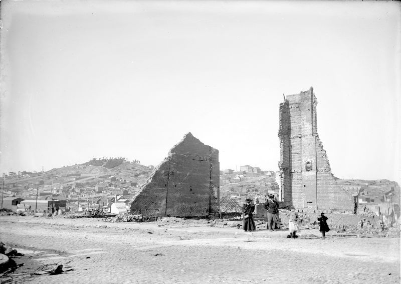 Street scenes of San Francisco after the earthquake, April 1906