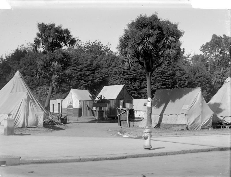 Jefferson Square refugee camp, 1906