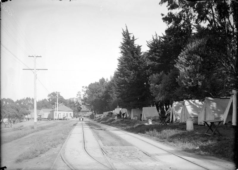 Presidio refugee camp, 1906