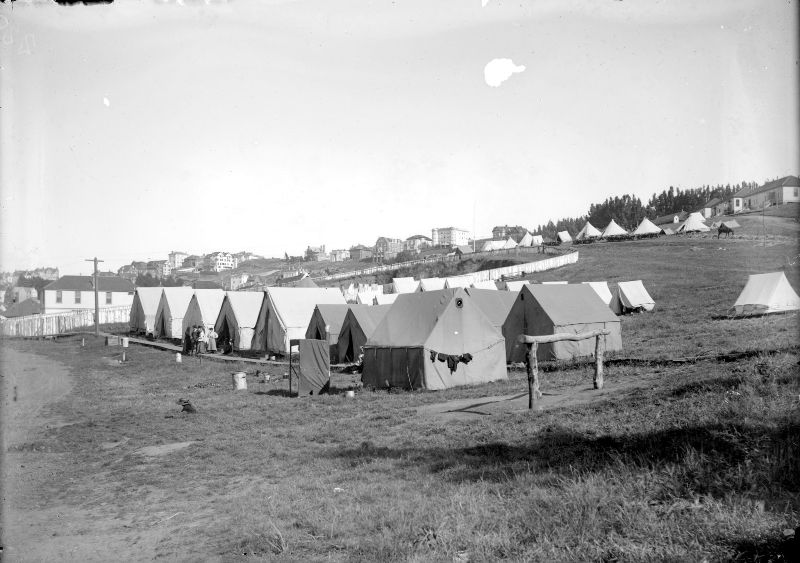 Refugee camp, 1906