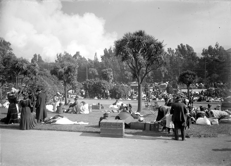 Refugee camp, 1906