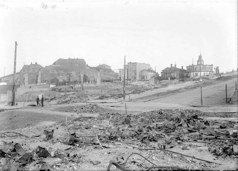 Russian Hill with Octagon House, 1906