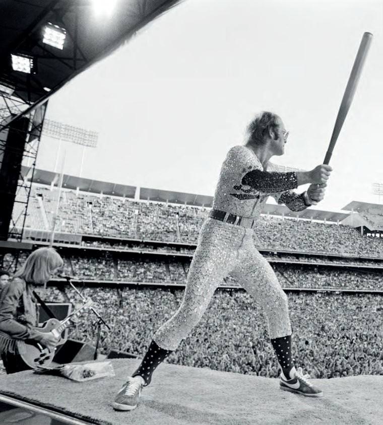 Elton John, Dodger Stadium, 1975