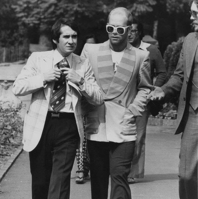 Elton John and John Reid, 1976