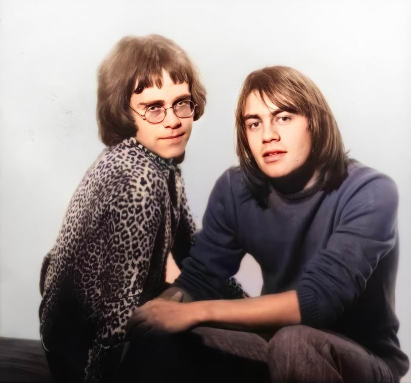 Elton with Bernie in the 60s