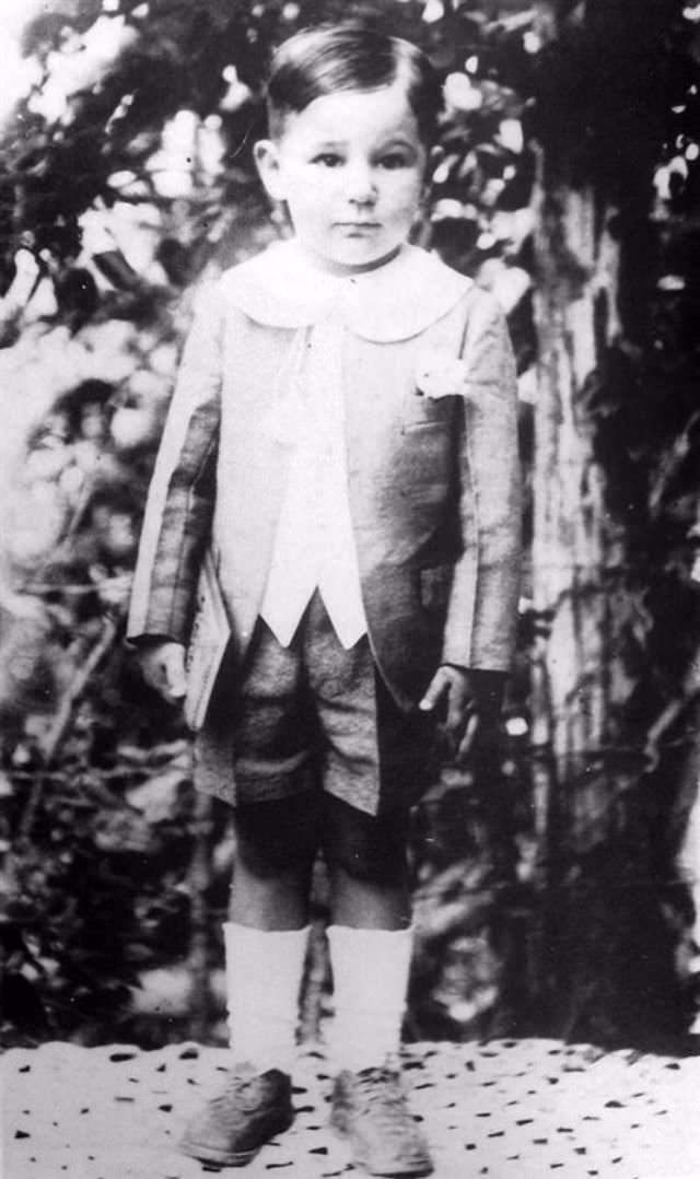 Three-year-old Fidel Castro is pictured here in 1929. (Cuban Council of State Photo Archive)