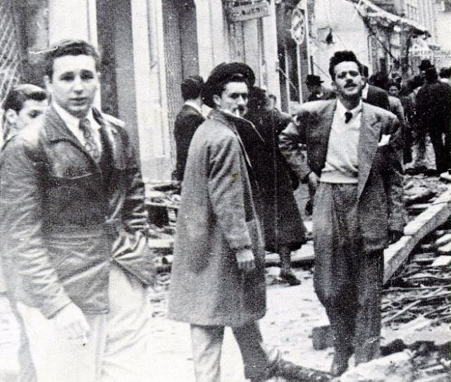 In the Bogota, Colombia, riots of April 1948, with Enrique Ovares.