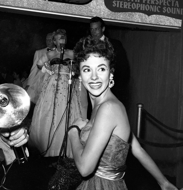 Rita Moreno at a recent Hollywood opening, 1954.