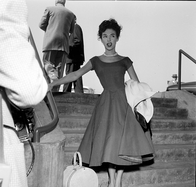 Rita Moreno attends a party at Ciro's in Los Angeles, September 1954.