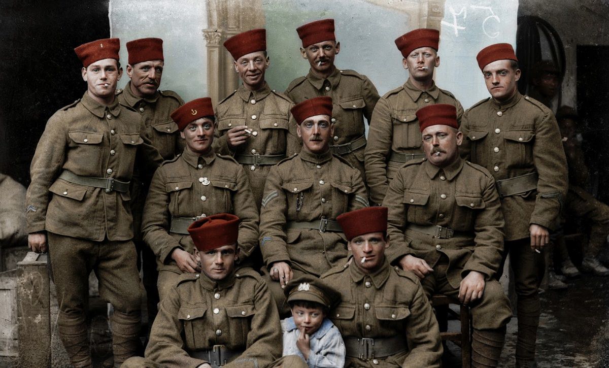 British Soldiers in Battle of Somme