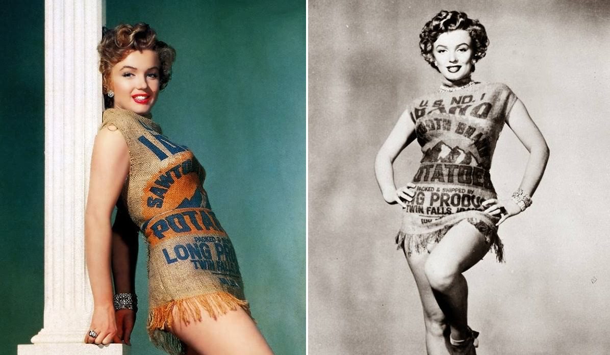 Marilyn Monroe In Potato Sack Dress In 1951 Proves That She Looked Beautifu...