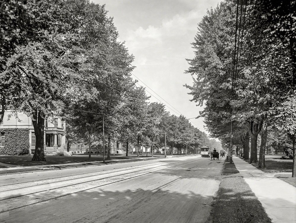 North Woodward Avenue, Detroit, 1905
