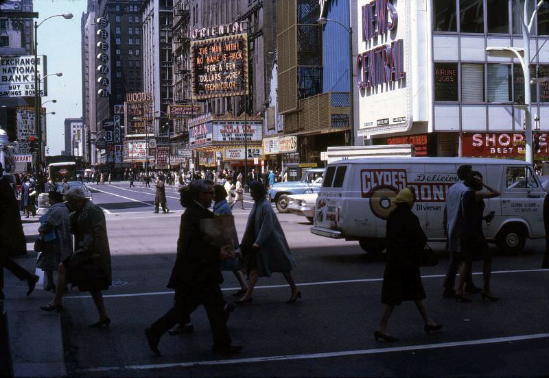 Woods Theater, Oriental Theatre, Sherman Hotel, Chicago, 1967