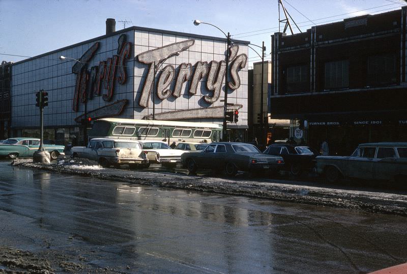 Terry's on Roosevelt Rd. and Halsted St., Chicago, 1967