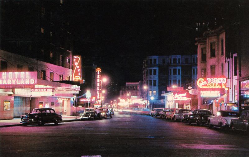 Rush Street, Chicago, circa 1960
