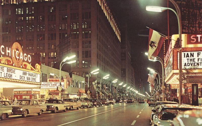Looking south on State Street, 1964