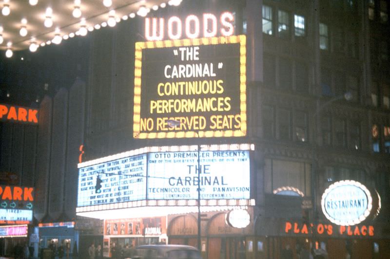 The Woods Theatre, Chicago, 1964