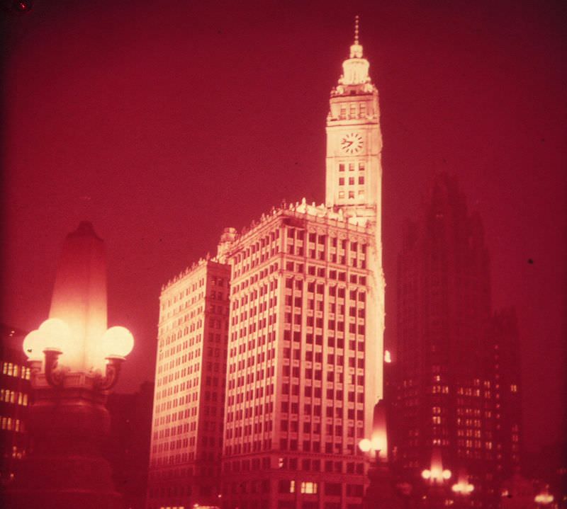 The Wrigley building, 1965