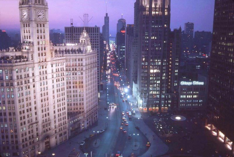 Wrigley Building & Chicago Tribune, 1967