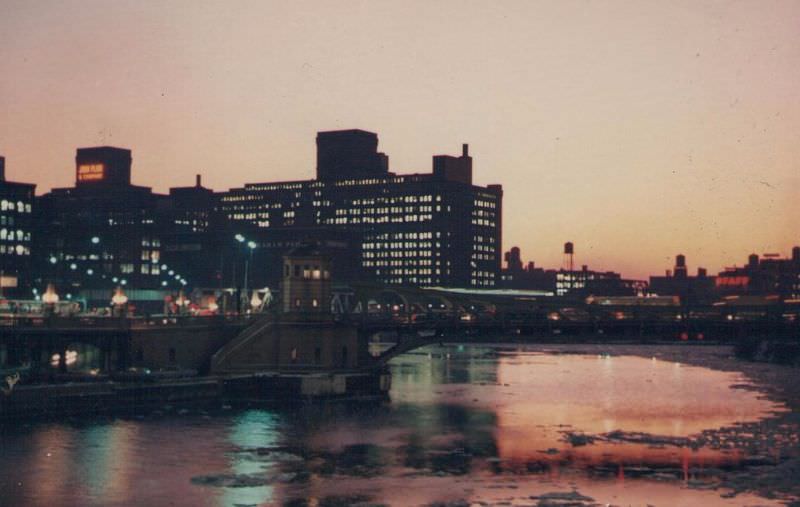 Chicago in winter, 1969