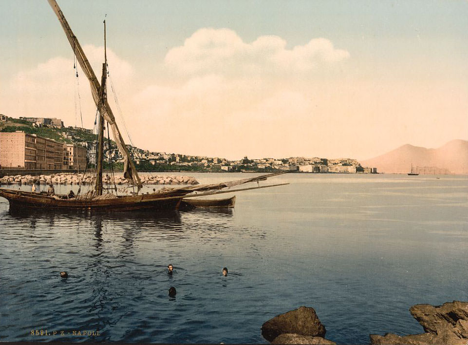 From the sea, Milan, Naples, 1890s