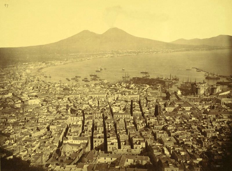 Naples from San Martino, 1865