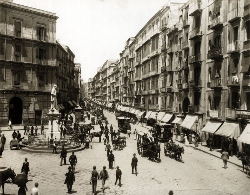 Via Roma, Napoli, 1880