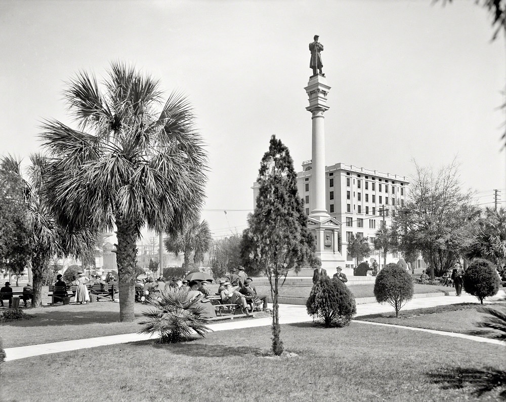 Hemming Park, Jacksonville, Florida, 1910