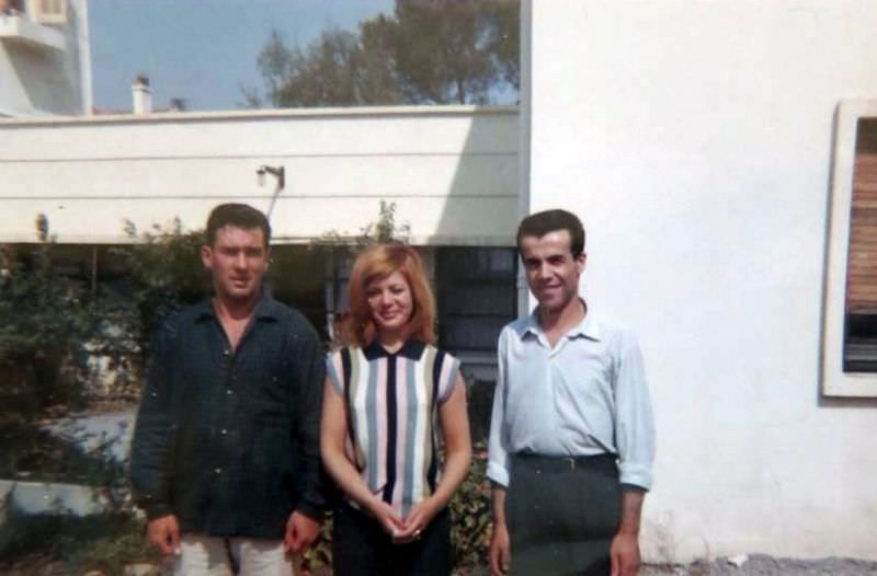 Reggie (left) and his young wife Frances on holiday together in November 1964 in southern Spain