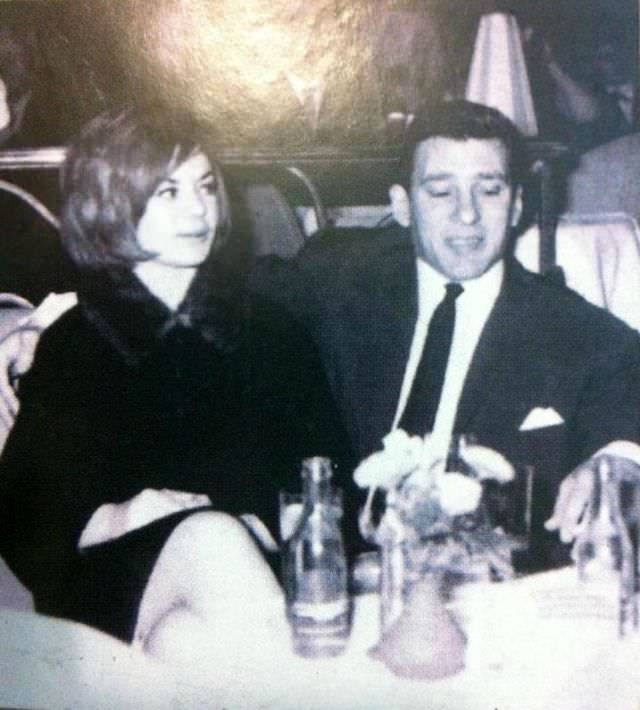 Frances Shea and Gangster Reggie Kray at a London nightclub, 1962