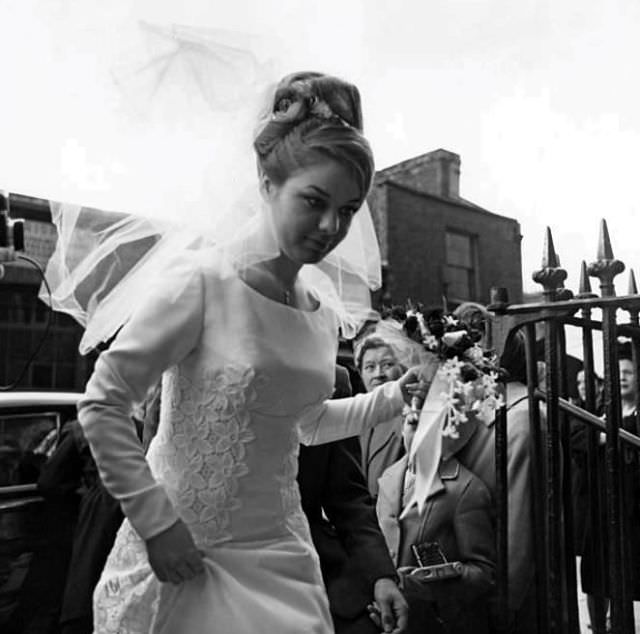 Frances Shea on her wedding day, April 20th, 1965