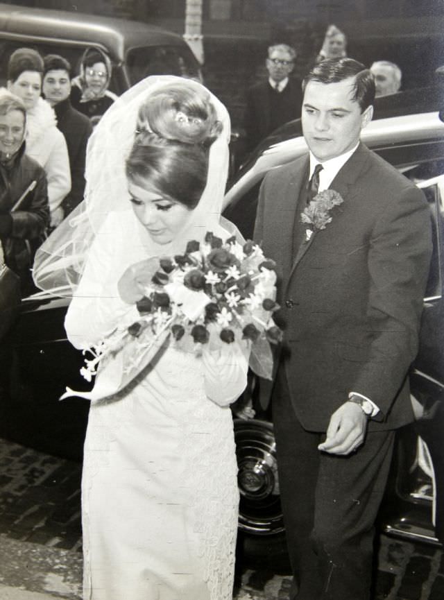 Frances Shea on her wedding day, April 20th, 1965