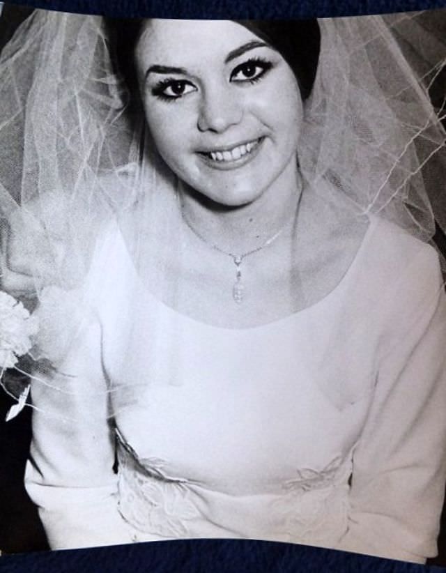Frances Shea on her wedding day, April 20th, 1965