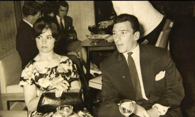 Frances Shea and gangster Reggie Kray on holiday in Jersey, 1960s