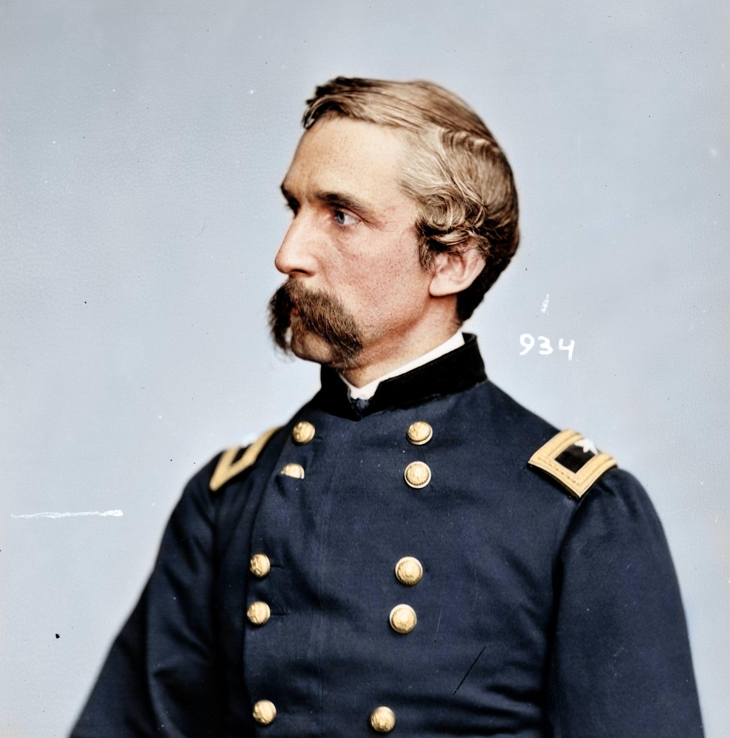 Joshua Lawrence Chamberlain, Brevet Major General during the American Civil War, and was a college professor both before, and after the war - received a Medal of Honor for gallantry at the Battle of Gettysburg, 1865