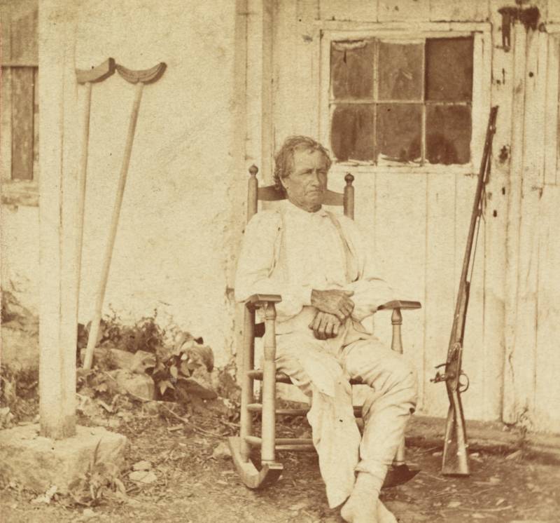 John L. Burns recovers from his wounds. July 1863.