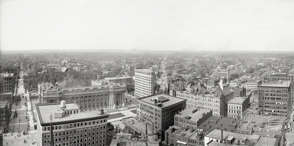 A panorama of Indianapolis, 1904