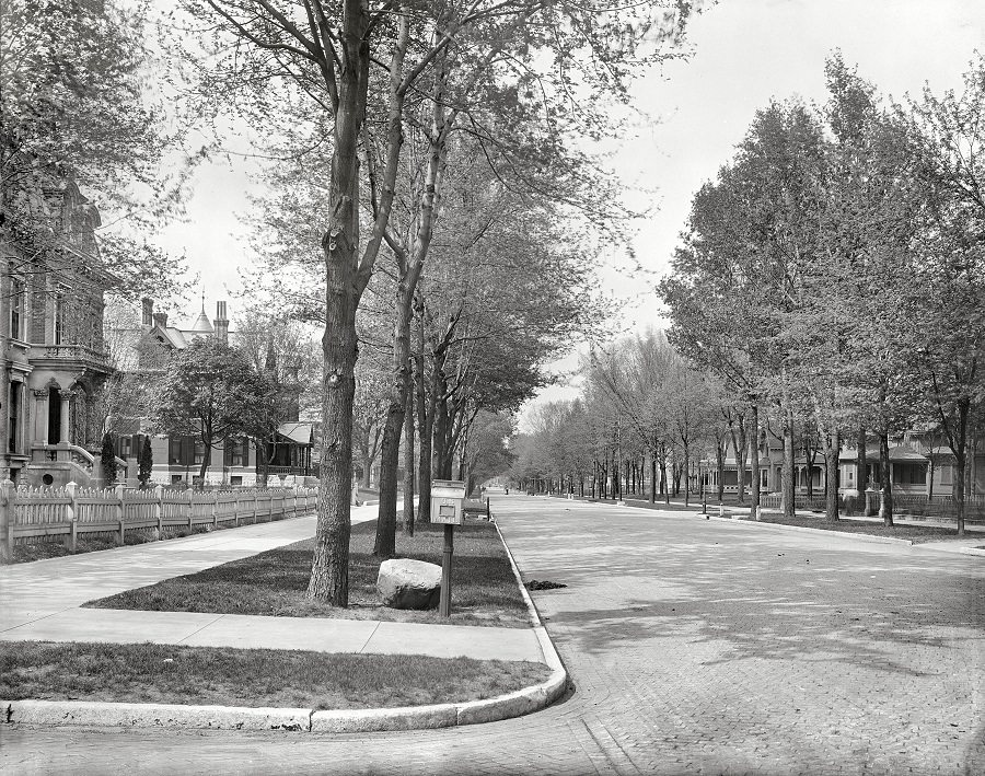 North Delaware Street, Indianapolis, 1904